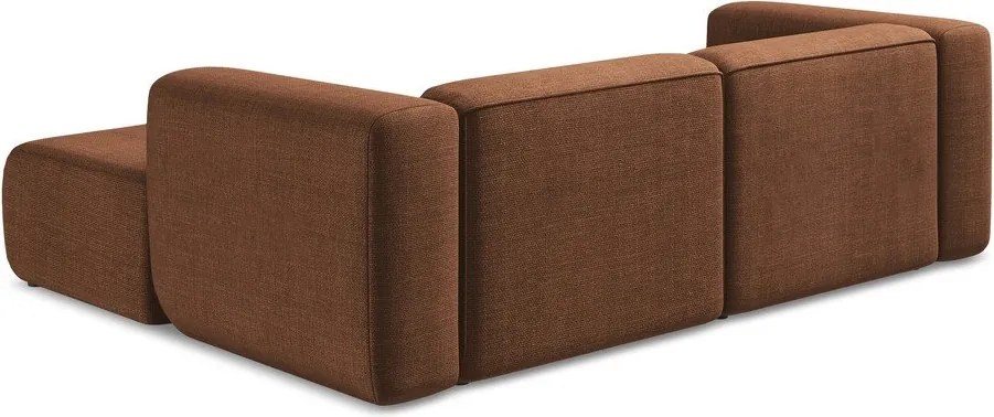 Теракотен ъглов диван (десен ъгъл) Ekahi – Makamii