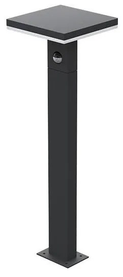LED Екстериорна лампа със сензор BARI LED/10W/230V 4000K 60 см IP54 антрацит