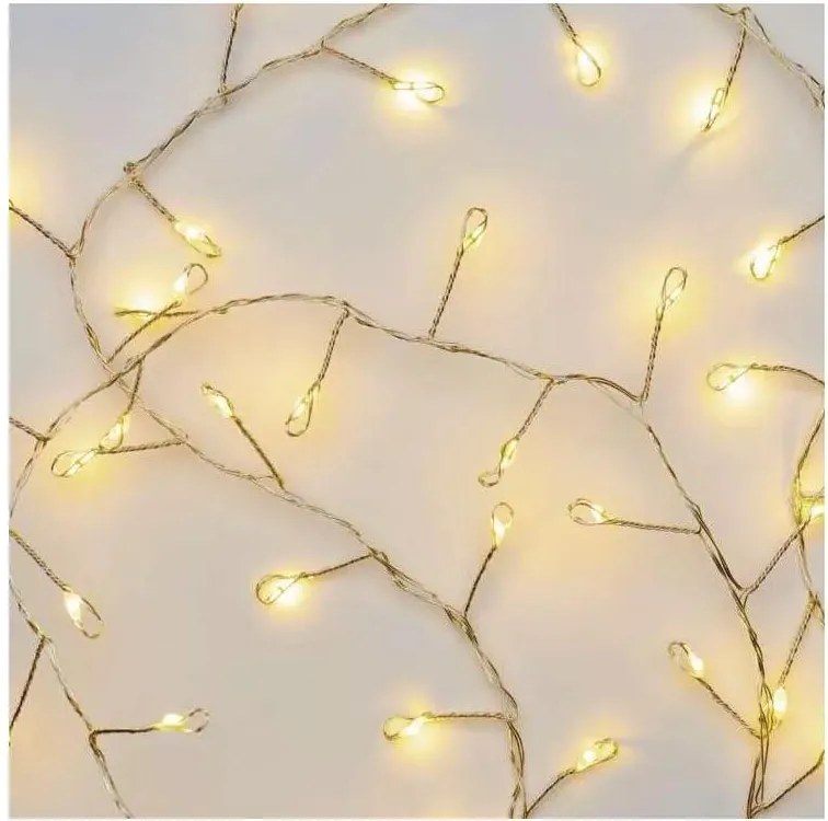 LED гирлянд 100xLED/3xAA 2,7m топла бяла светлина