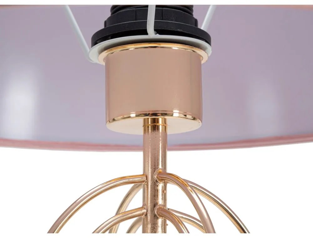 Розова настолна лампа , височина 64 cm Krista - Mauro Ferretti