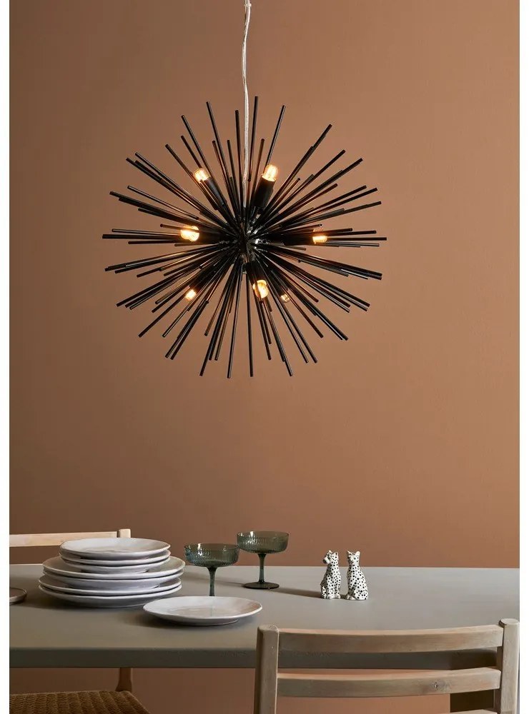 Черно висящо осветително тяло Soleil - Markslöjd