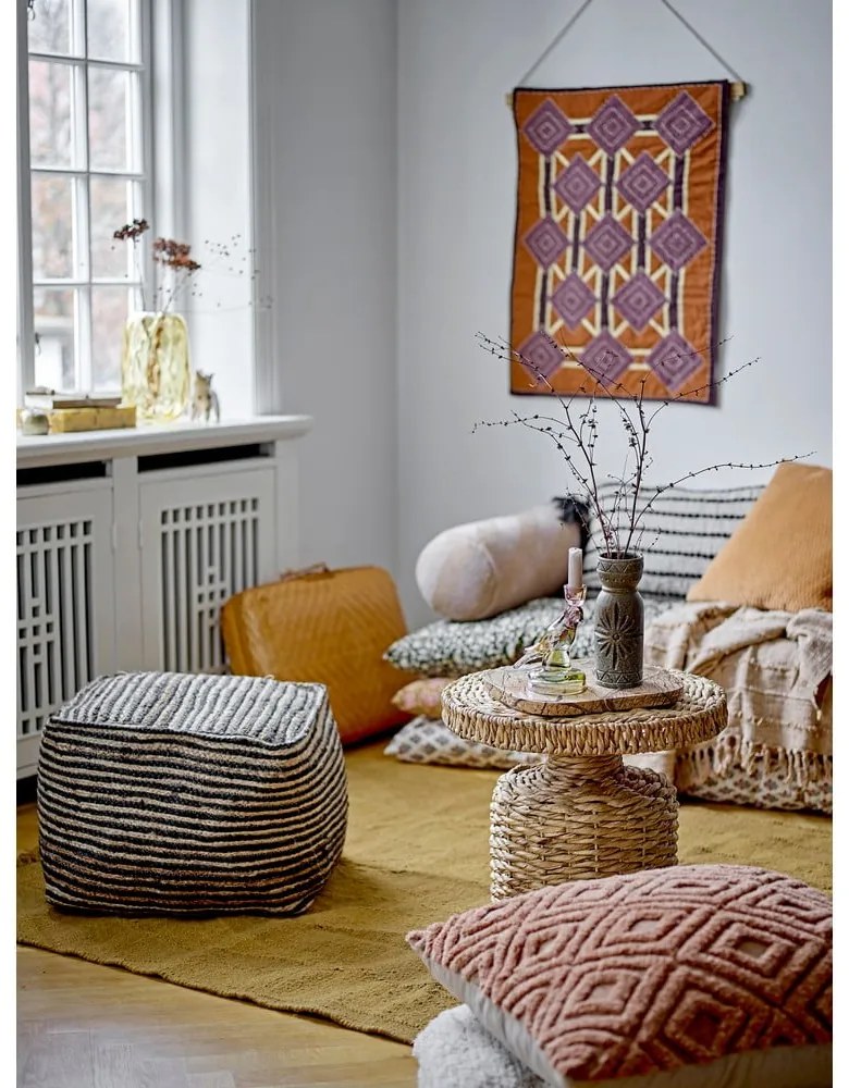 Кафява глинена ръчно изработена ваза (височина 21 cm) Gerde – Bloomingville