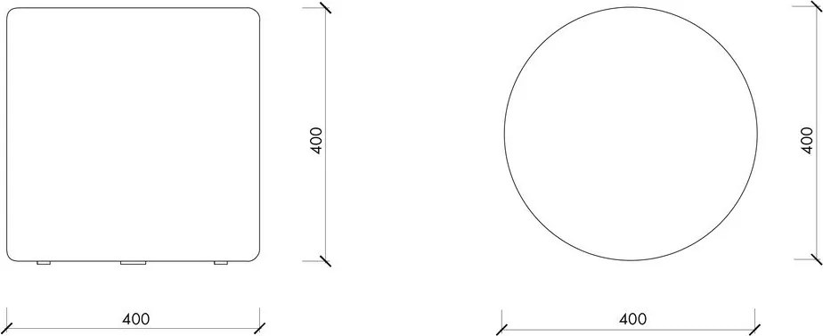Сива вълнена табуретка Folk – noo.ma