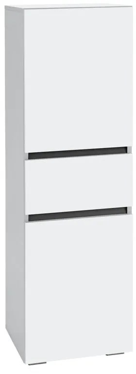 Бял шкаф за баня , 38 x 130 cm Wisla - Støraa