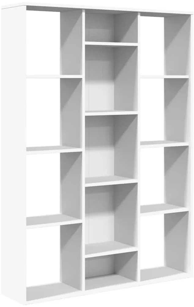 800441 vidaXL Разделител за стая/библиотека бял 100x24x140 см инженерно дърво