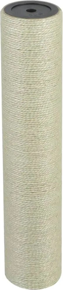 170556 vidaXL Котешка драскалка, 8x40 см, 10 мм, бежова