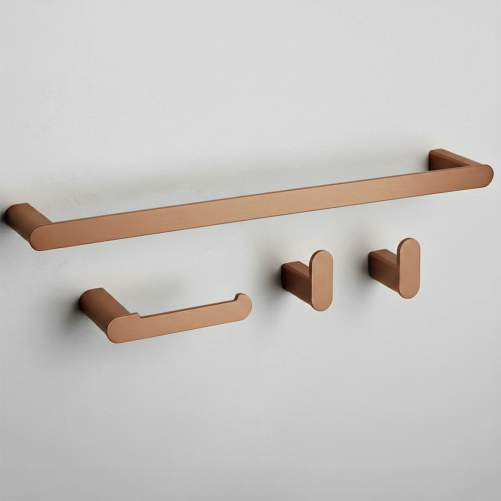 Комплект аксесоари за баня Mati Brush Copper 4 части