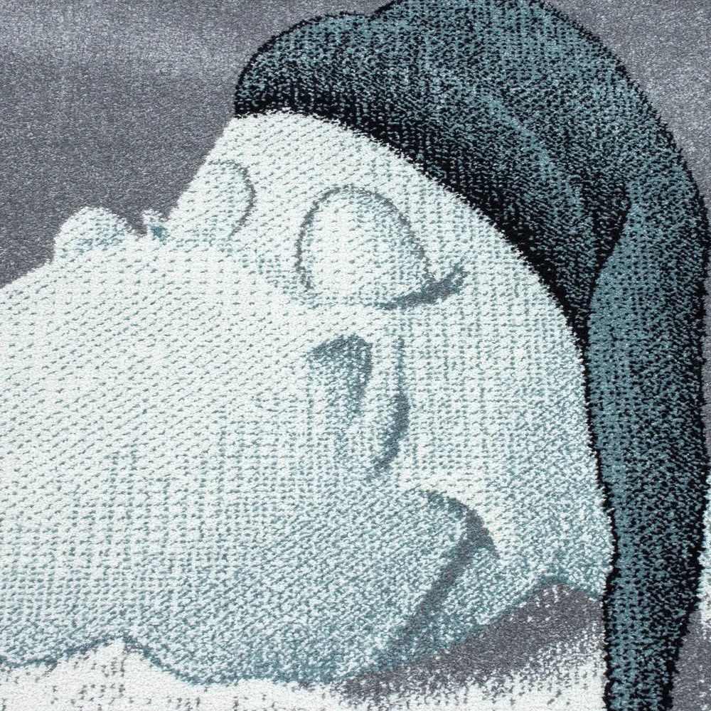 Синьо-сив детски килим 160x230 cm Bambi – Ayyildiz Carpets