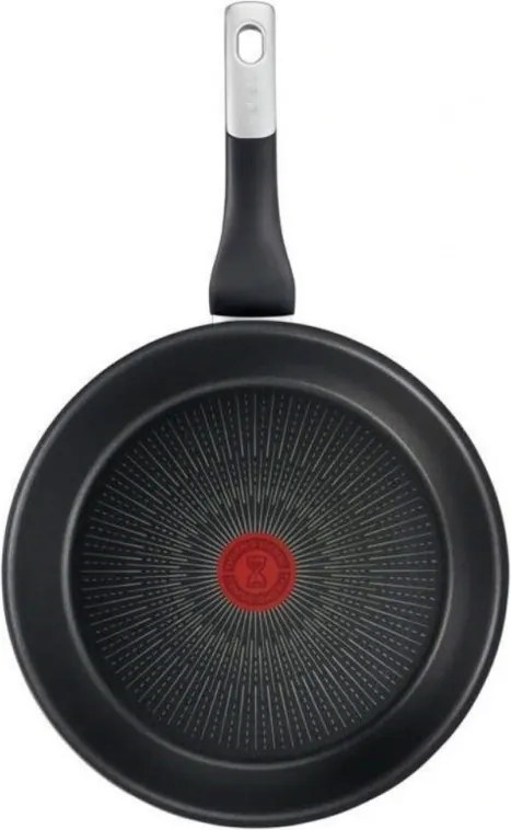 Втора ръка: Тиган Tefal G2550572, 26 см, Thermo-Spot, Незалепващо титаниево покритие X6, Индукция, Черен