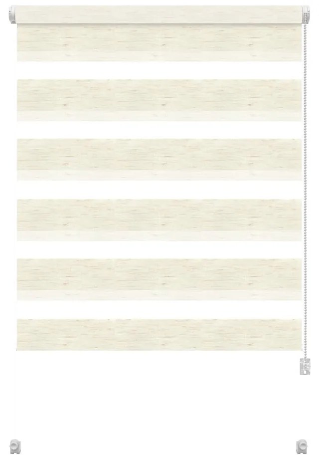 Ролетна щора ден и нощ в естествен цвят 68x215 cm Zebra Silvalin – Gardinia