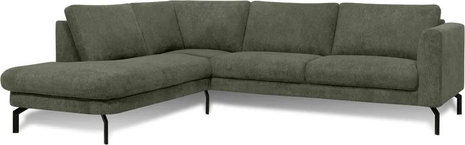Тъмнозелен ъглов диван (ляв ъгъл) Gomero – Scandic