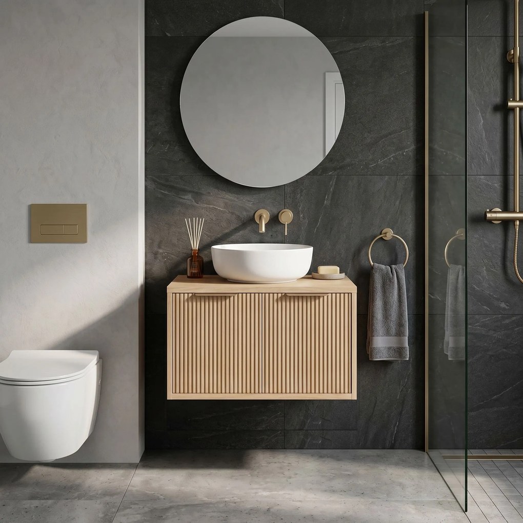 Шкаф за мивка Rea Core 60cm Beige