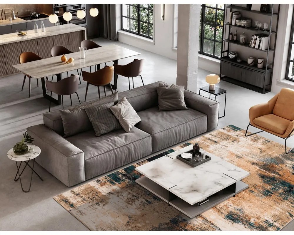 Вълнен килим 133x180 cm Fizz - Agnella