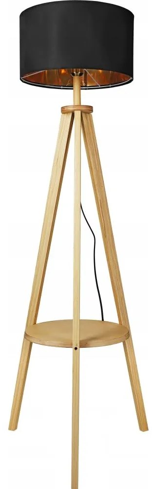 Подова лампа 1xE27/40W/230V черна