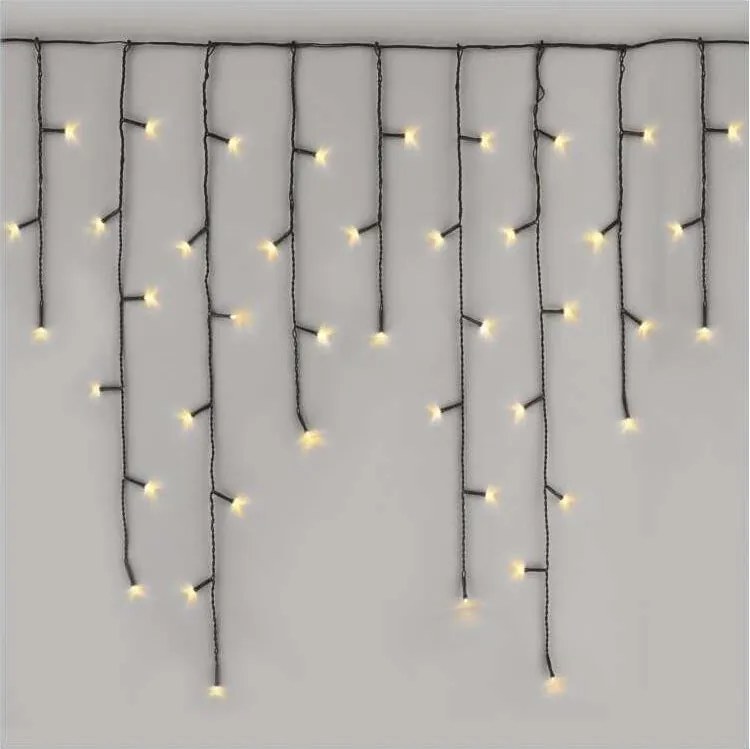 LED външен гирлянд 200xLED/8 режима 8,6m IP44 топла бяла светлина