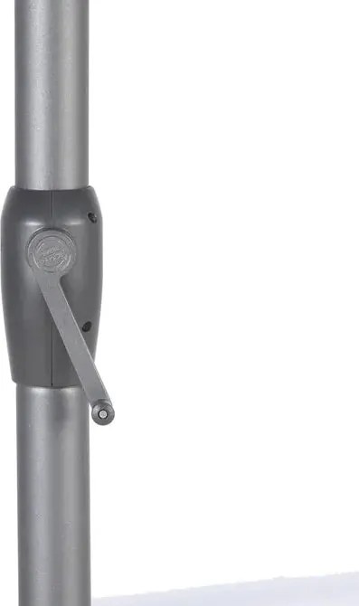 Прав накланящ се чадър Hesperide Loompa, 2x3 m - Таупе