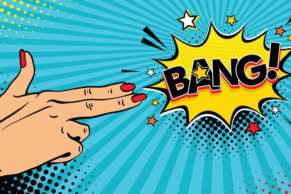 Картина на платно – С поп арт мотив – BANG!
