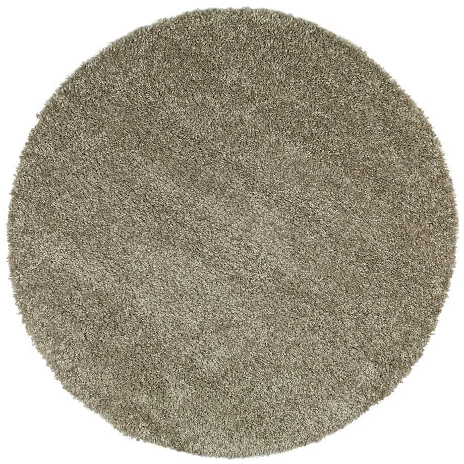 Сив килим Aqua Liso, ø 80 cm - Universal