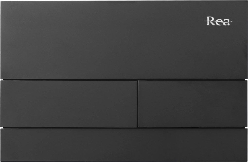 Бутон за тоалетна K011A-Q и Slim024N Rea T Black Matt