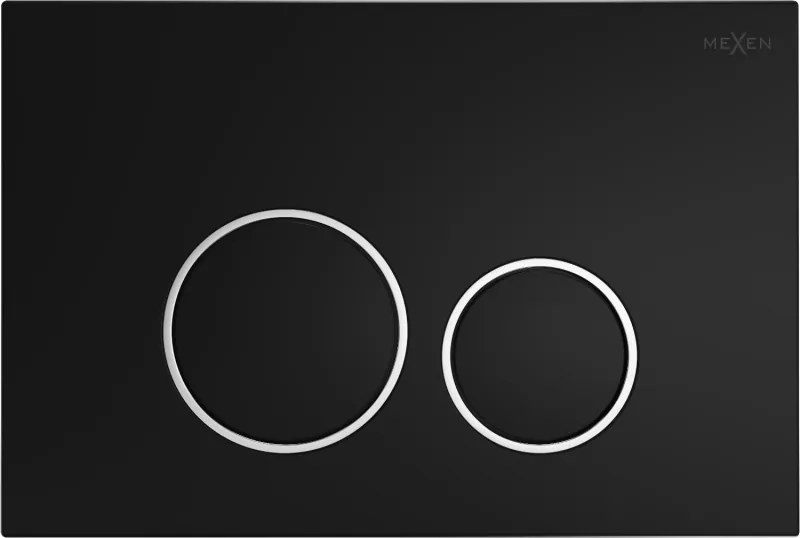 Mexen Fenix Air 05 пневматичен бутон за промиване, черен - 6A0503