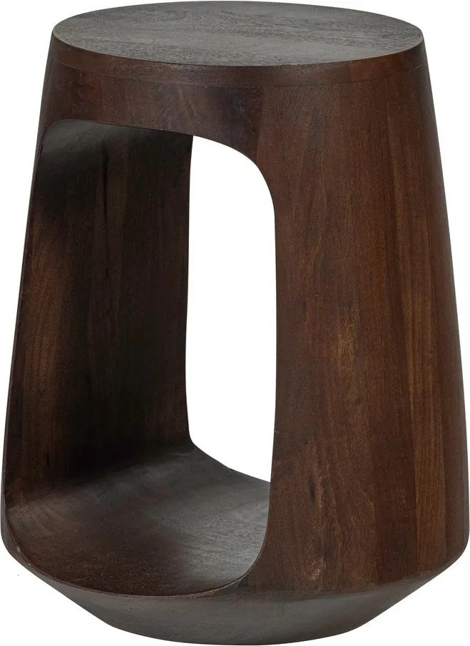 Кръгла странична масичка от масивно манго ø 33 cm Bayo – WOOOD