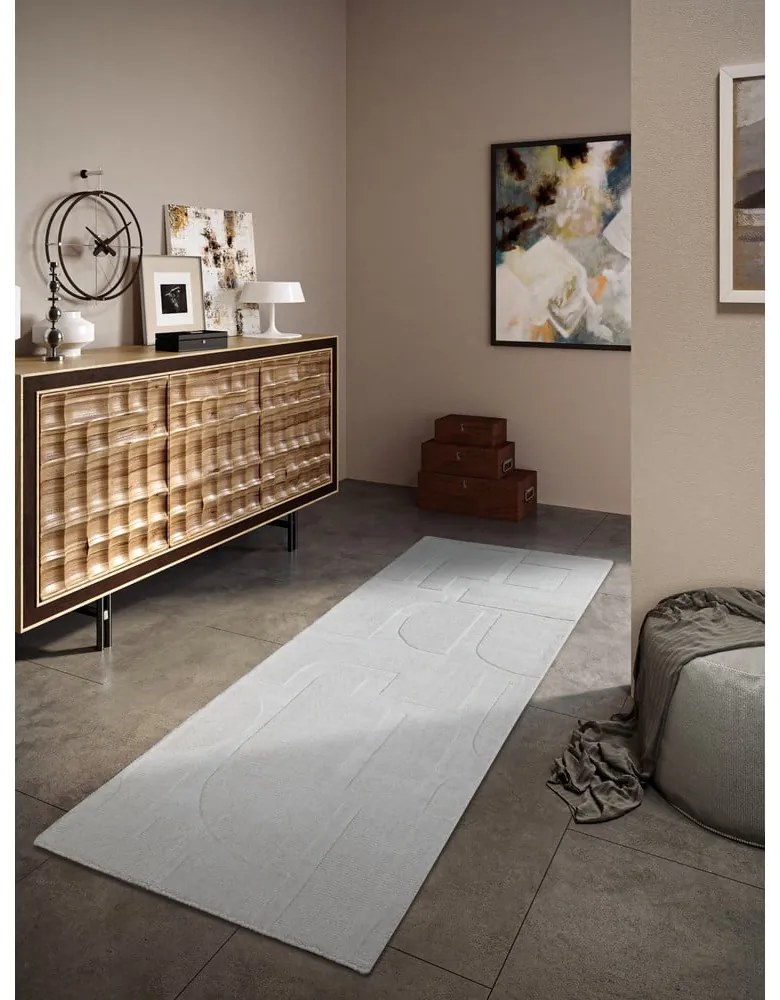 Кремава ръчно изработена вълнена пътека 80x250 cm Alexis – Villeroy&Boch