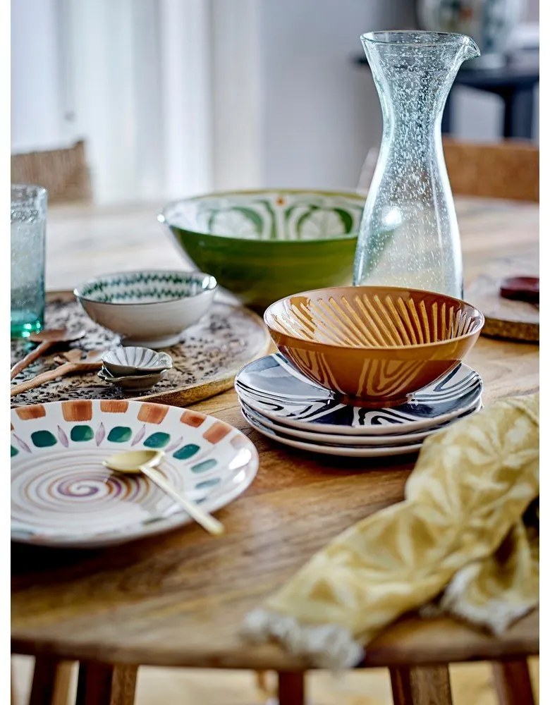 Зелено-кафява керамична чиния ø 27 cm Shama - Bloomingville