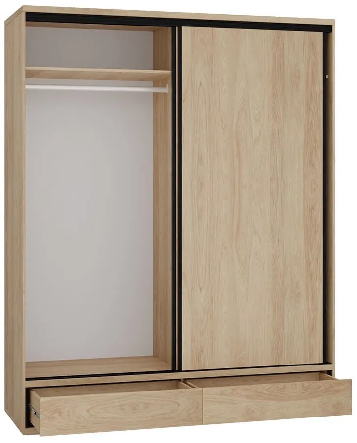 Гардероб Mediolan плъзгащи-Natural Special