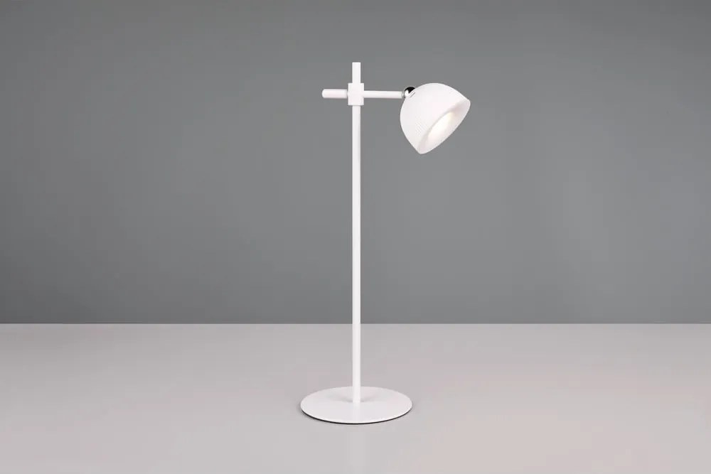 Димируема бяла LED настолна лампа с щипка (височина 41 см) Maxima - Reality