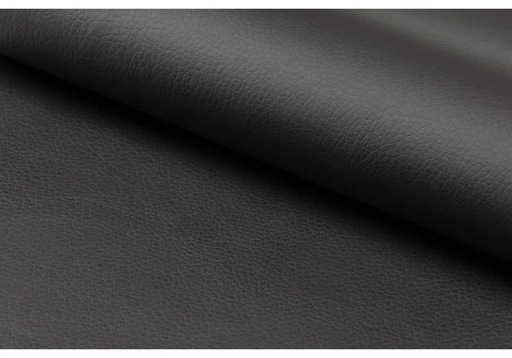 Черен офис стол от имитация на кожа Owen – Actona