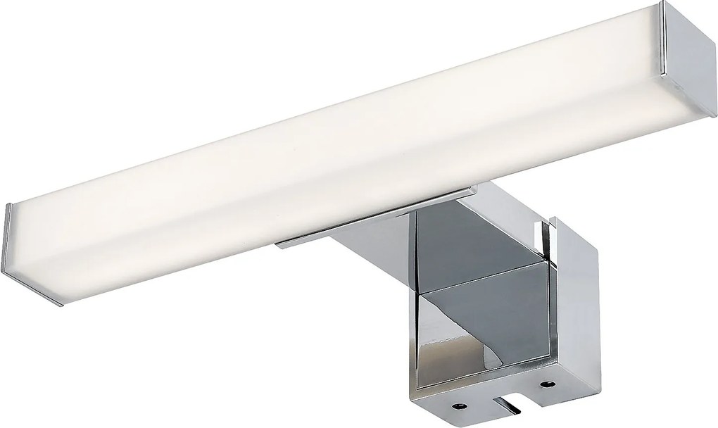 Rabalux Oliro, аплик за баня, хромирана пластмасова лампа, 4W, с абажур: 350, без абажур: 410, 4000, Дължина 20 см, В 4,5 с