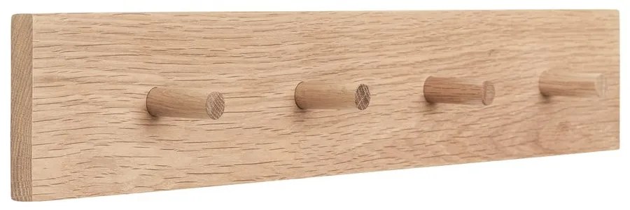 Стенна закачалка от масивен дъб в естествен цвят Folk – Hübsch