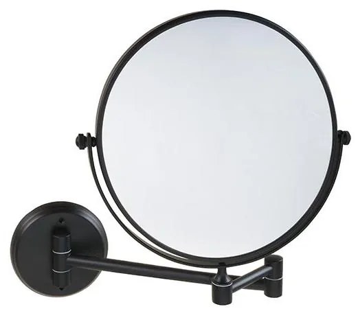 Козметично огледало 23x30 см, черно