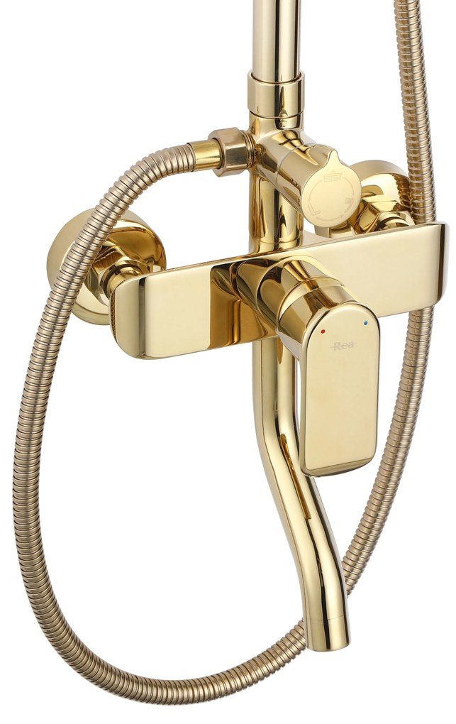 Комплект за душ REA BLOOM GOLD