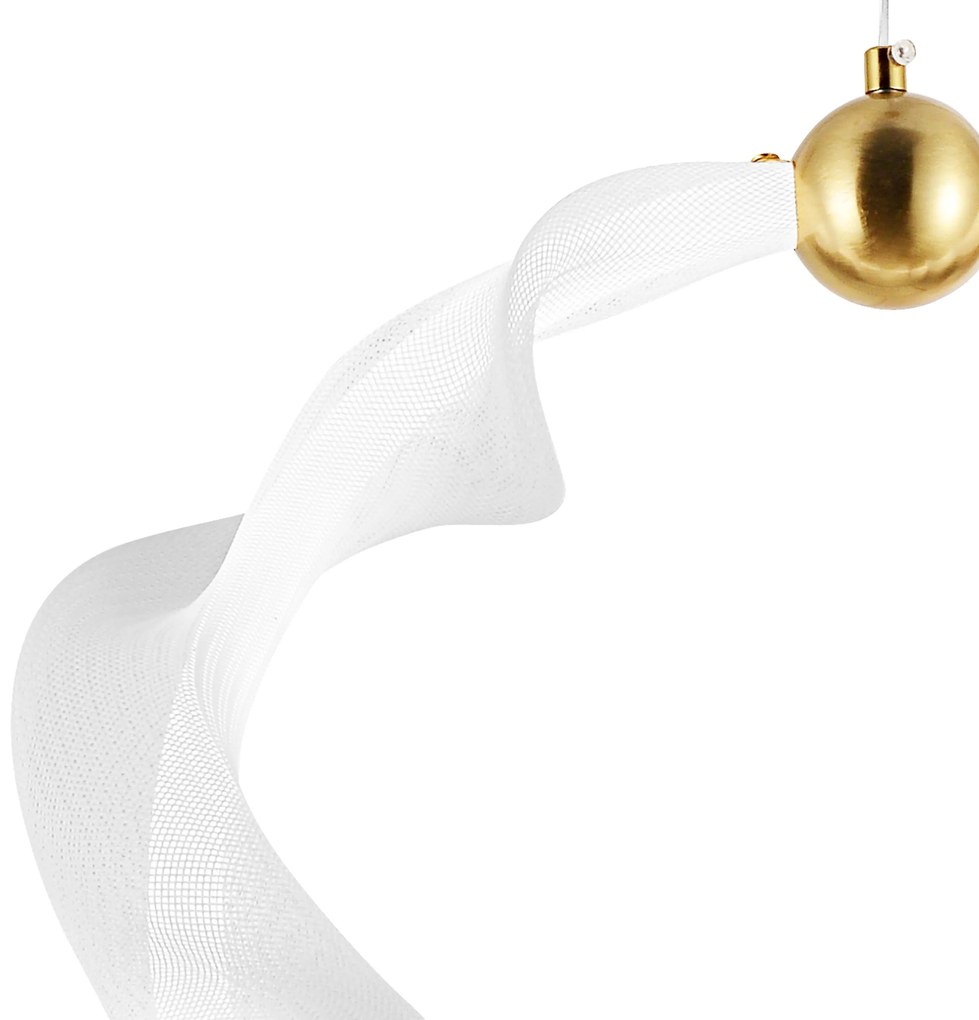 Лампа LED G014-1CP WHITE/GOLD