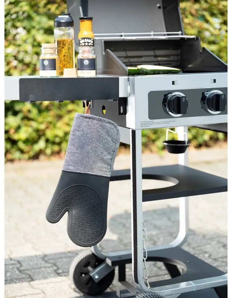Черна магнитна лента за кухненски прибори Black Outdoor Kitchen Ima - Wenko