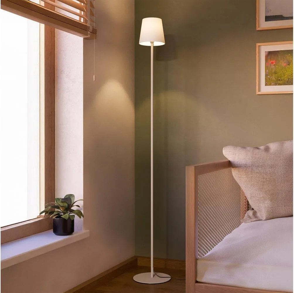 Eglo 901112 - Подова лампа FIORANA 1xE14/7,5W/230V кремава/бяла