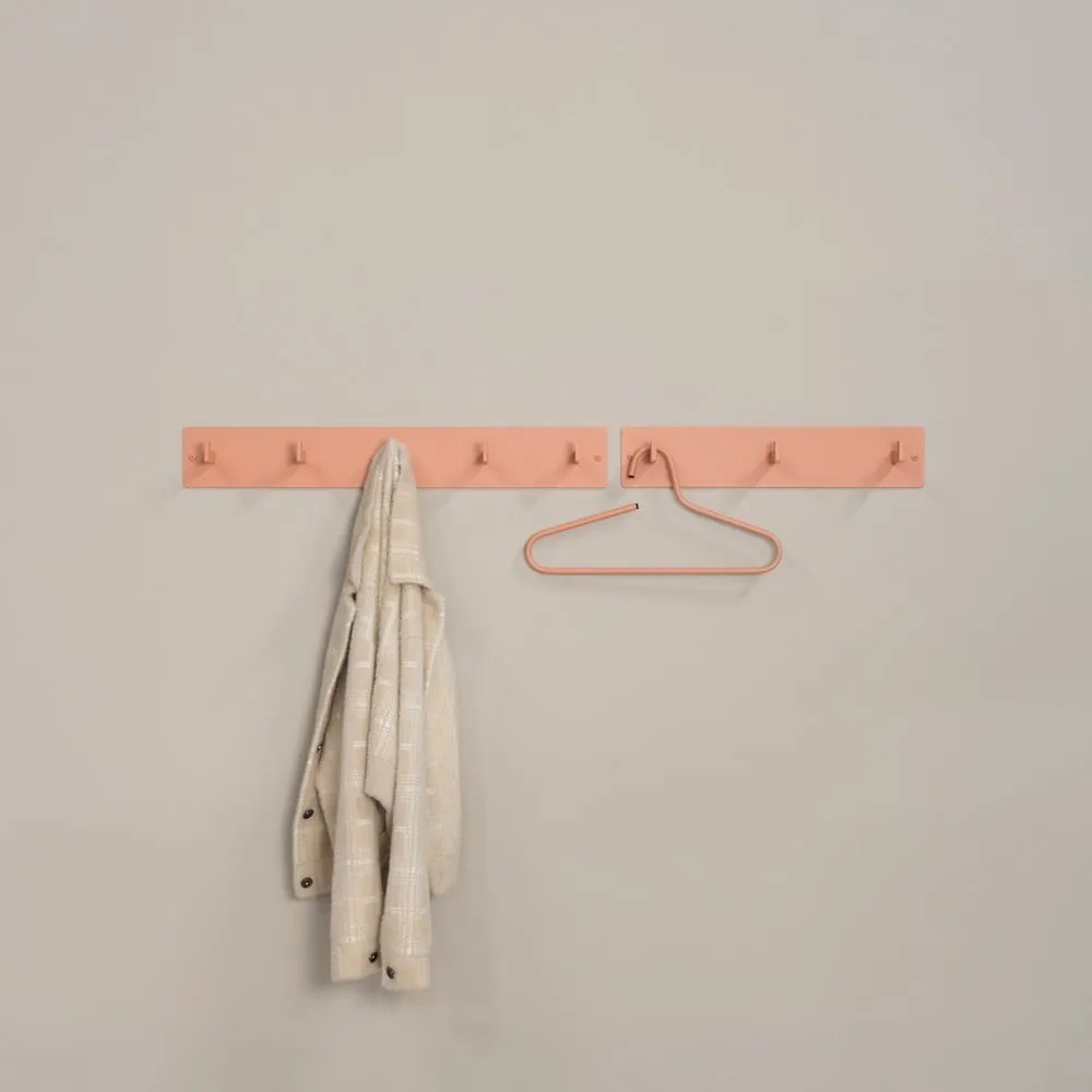 Метална закачалка за стена в цвят сьомга Leatherman - Spinder Design