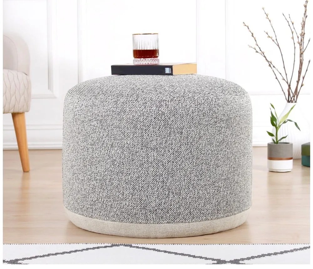 Светлосива табуретка Cedre – Artie