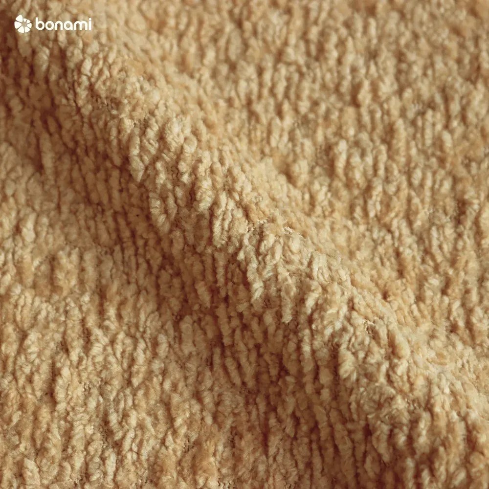 Тапицирано двойно легло с включена подматрачна рамка в цвят горчица 160x200 cm Noira Slim – Bonami Selection