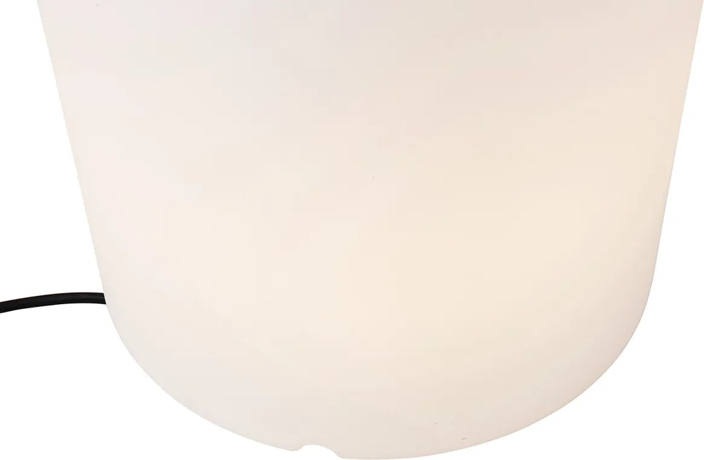 Интелигентна подова лампа за външен монтаж с цветна саксия бяла IP65 с LED Wifi A60 - Verano