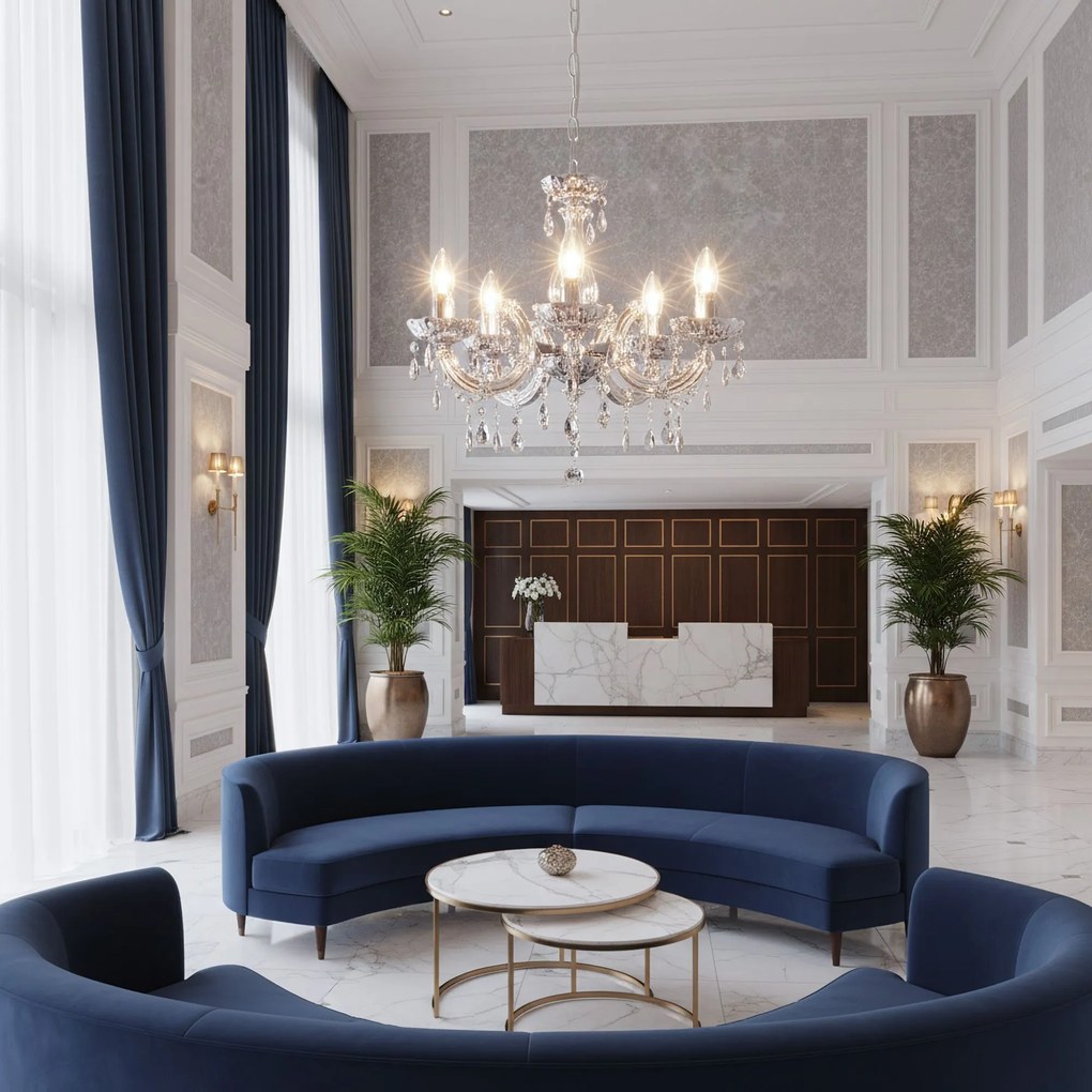 ЛАМПА EBT003-5CP GREY