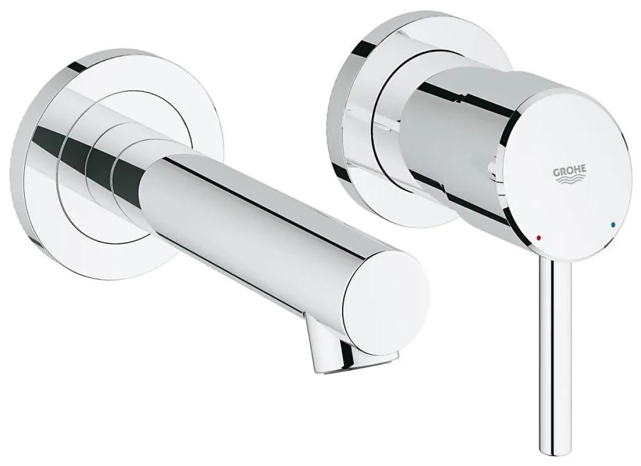 GROHE 19575001 - Смесител за мивка с два отвора CONCETTO, 147 мм, лъскав хром