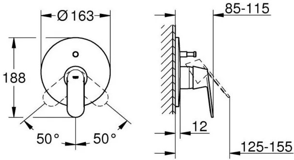 Exterior of bathroom faucet Grohe Eurocosmo II