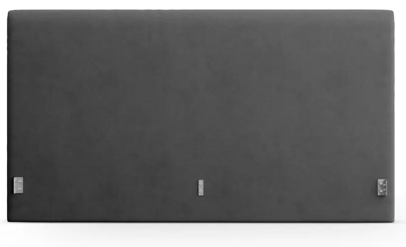 Антрацитна тапицирана табла за легло 150,5x100 cm Remo – Micadoni