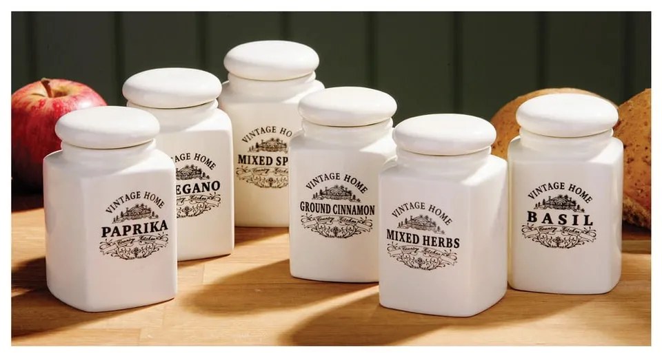 Комплект от 6 съда за подправки Vintage Home - Premier Housewares