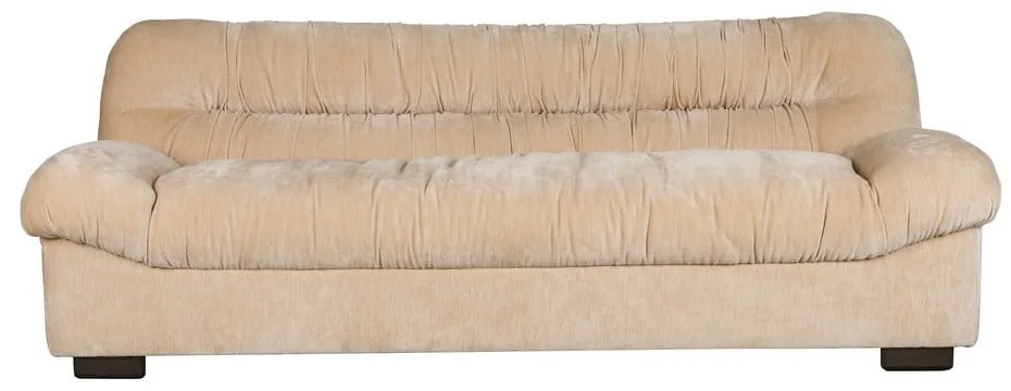 Бежов кадифен диван 214 cm Douglas – Dutchbone