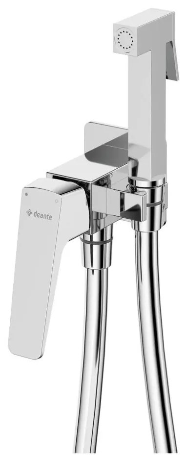 Deante BQL_034M – смесител за биде с ръчен душ за вградена инсталация BLUR, лъскав хром