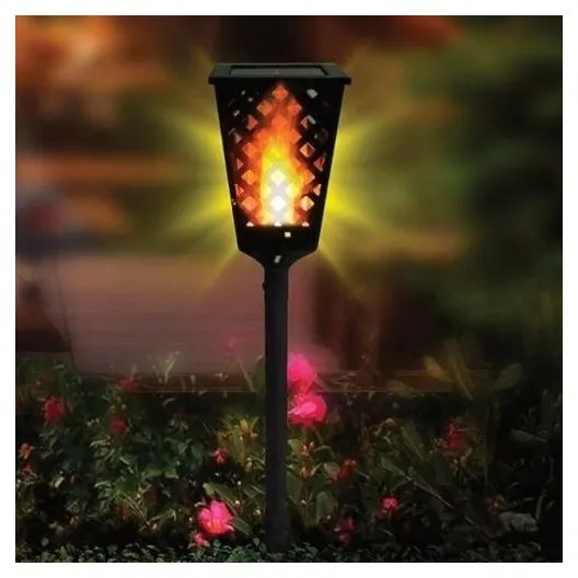 Градинска соларна лампа с ефект на пламък Tiki Light