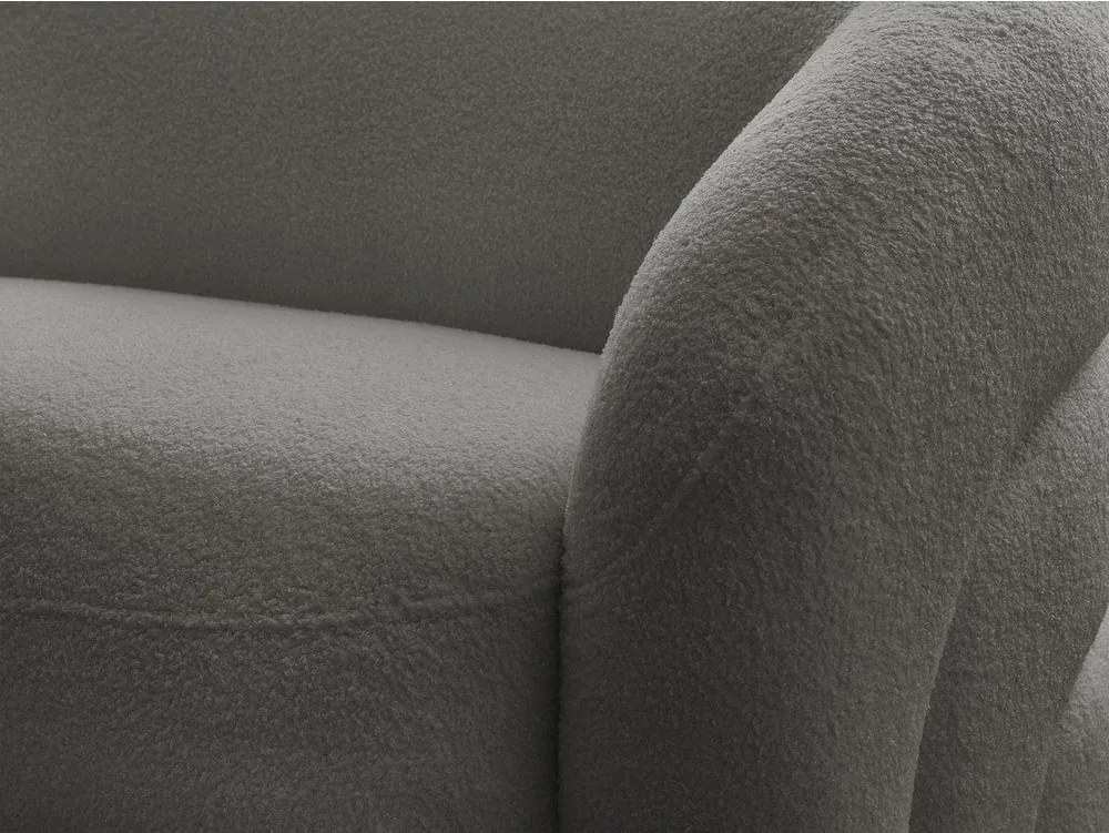 Сив диван от прежда с примки от букле 193 cm Elina – Bobochic Paris